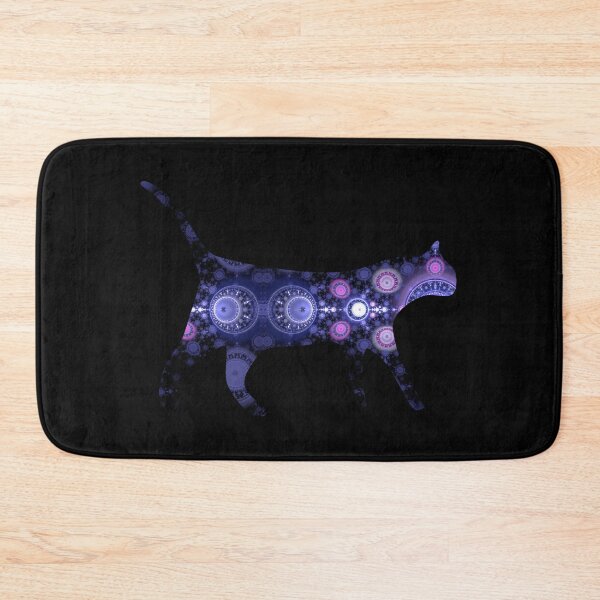 Item preview, Deliciously Purple Fractal Flame Feline ~ Cool Cat Art! designed and sold by ChaosEmporium.