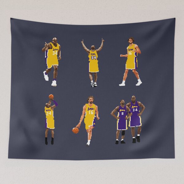 Item preview, LA Legends 00s Collection (Shaquille O'Neal, Pau Gasol) Qiangy designed and sold by qiangdade.