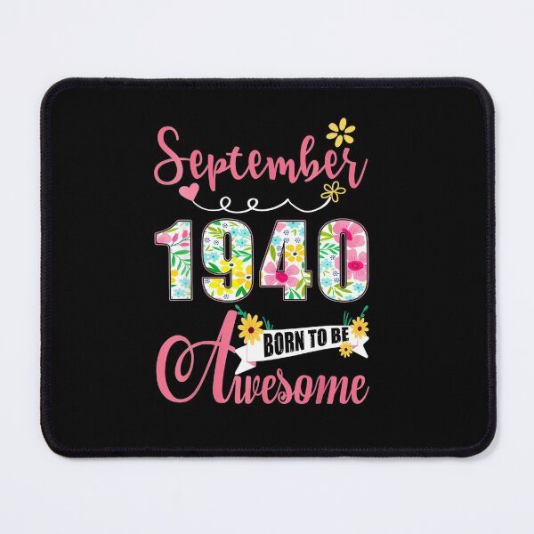 Item preview, 81st Birthday Floral Gift For Women Born In September 1940 designed and sold by LKTankdesign.