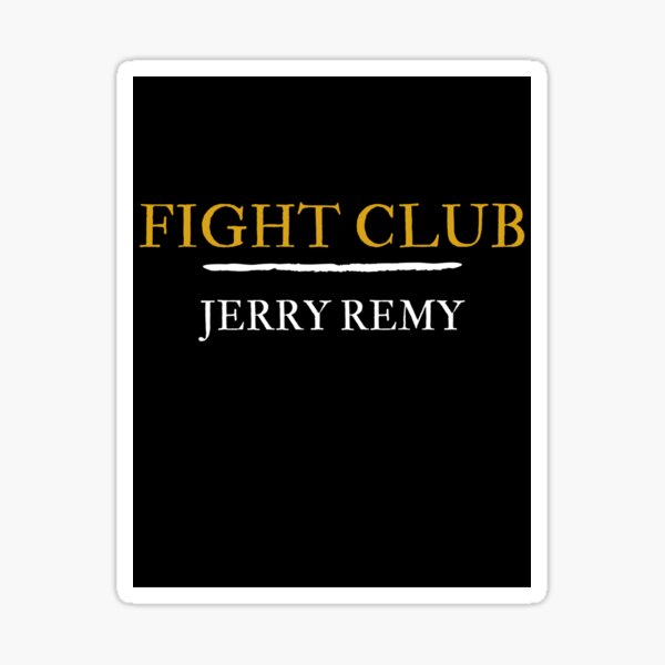 Jerry remy 1  Sticker for Sale by exnyzcysml11