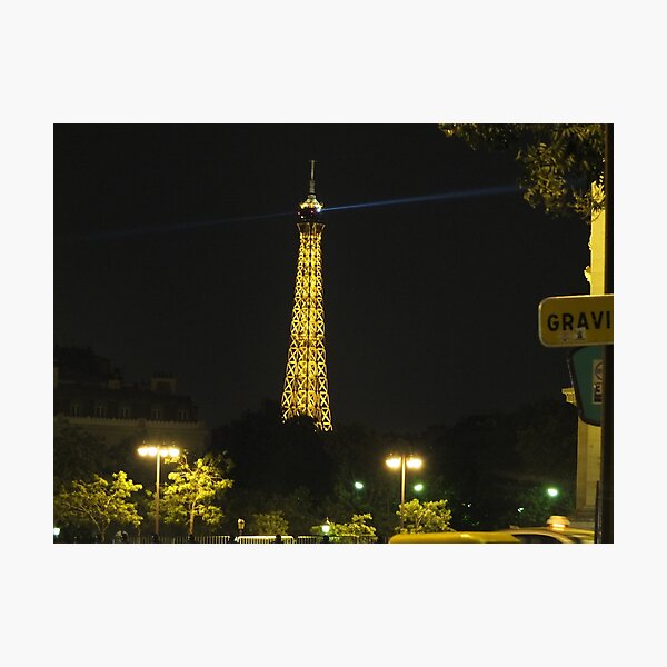 Eiffel Tower on a lovely evening in Paris Photographic Print