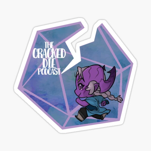 Cracked Die Classic Chibi Run - Christine Sticker