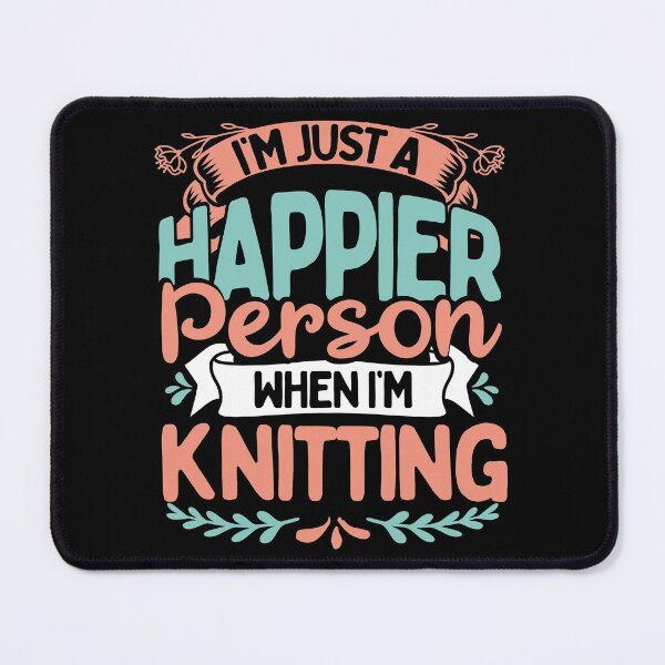 Item preview, Knitters Love To Knit Happy When Knitting Gift designed and sold by Maljonic.