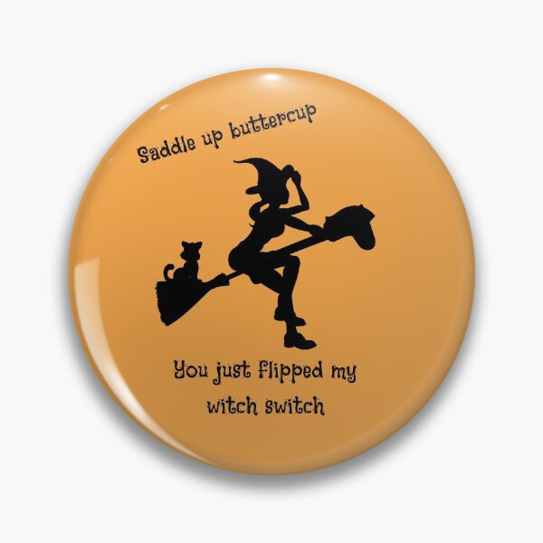 Artikelvorschau, Halloween-Geschenk für Pferde- und Katzenliebhaber Sattel auf Butterblume Du hast gerade meinen Hexenschalter umgelegt entworfen und verkauft von j9gothbe.
