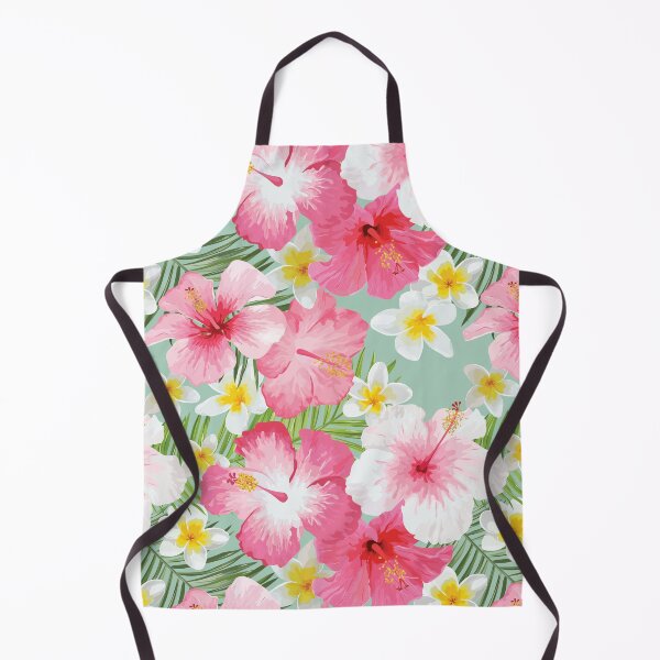 Item preview, Tropical Hibiscus and Plumeria Flowers designed and sold by Pink Pineapple Works.