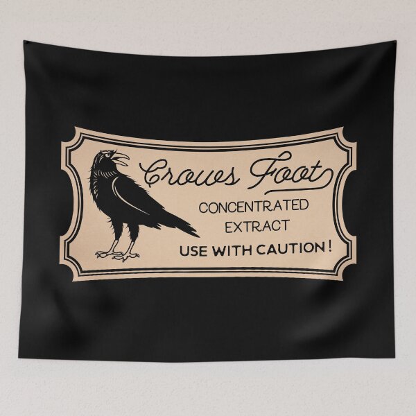 Item preview, Crows Foot Potion Vintage Label designed and sold by KrisSidDesigns.