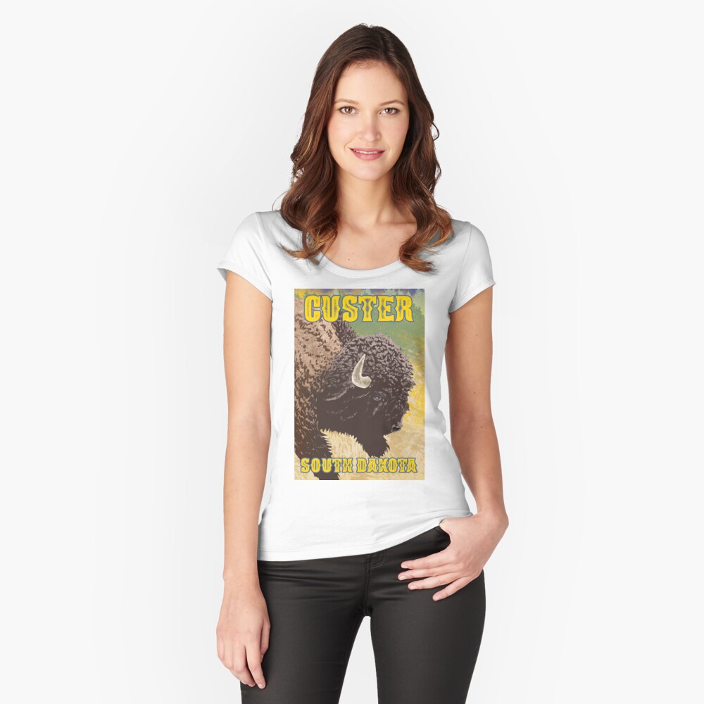 Item preview, Fitted Scoop T-Shirt designed and sold by KWind.