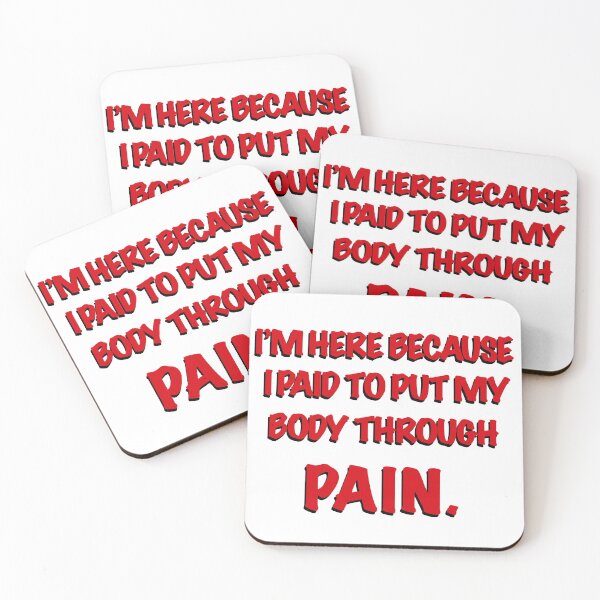 Item preview, Here to feel the pain I paid for. designed and sold by LoveHurtz.
