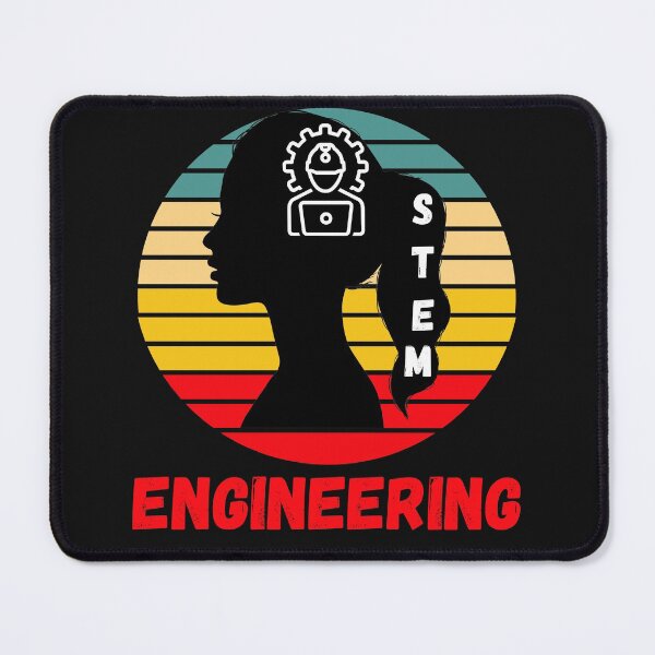 Item preview, STEM ENGINEER RETRO SUNSET WOMEN IN ENGINEERING designed and sold by Hippiesole.