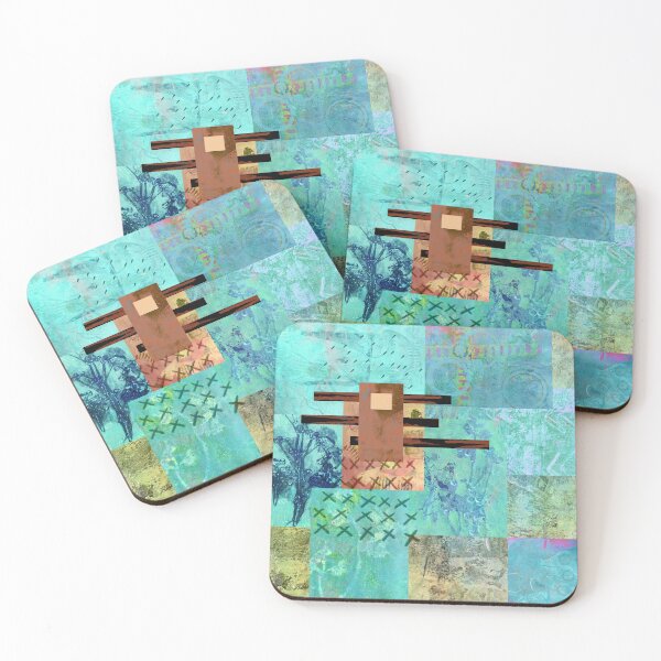 Item preview, Textured Geometric Abstract Collage designed and sold by NancyMerkle.