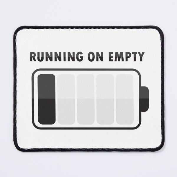 Item preview, Running on Empty (Black Edition) designed and sold by SarcasticWords.