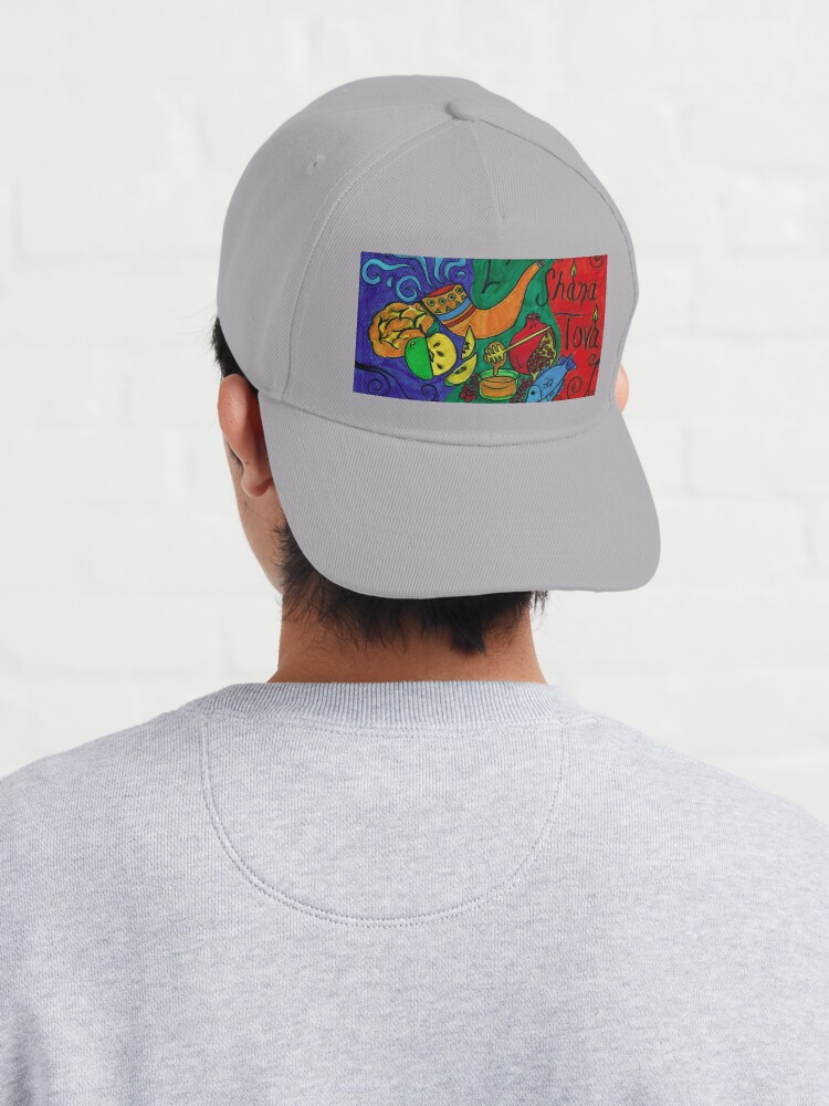 Alternate view of L'Shana Tova Happy Rosh Hashanah Greeting Card Cap