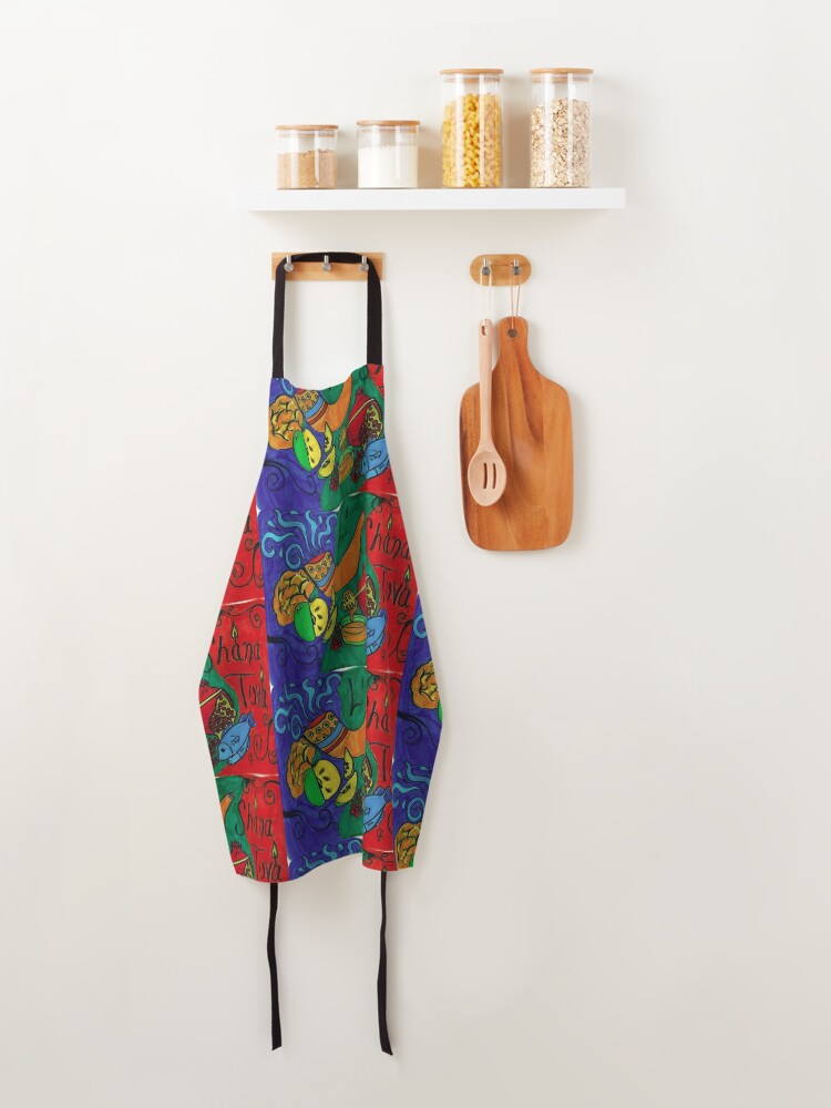 Alternate view of L'Shana Tova Happy Rosh Hashanah Greeting Card Apron