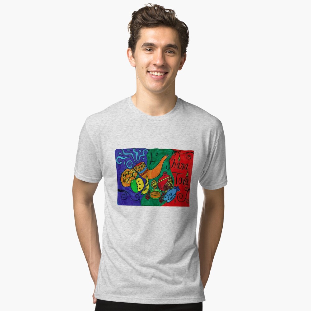 Item preview, Tri-blend T-Shirt designed and sold by joeypokes.