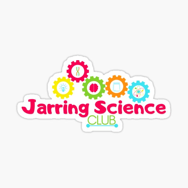 Jarring Science Club Logo Sticker