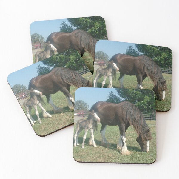 Item preview, A Mother & Baby Clydesdale designed and sold by Brenroco.