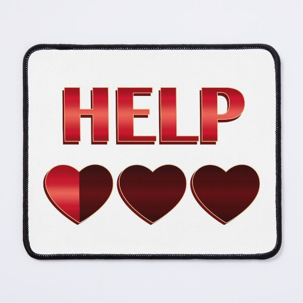 Item preview, HELP (I'm low on health) designed and sold by SarcasticWords.