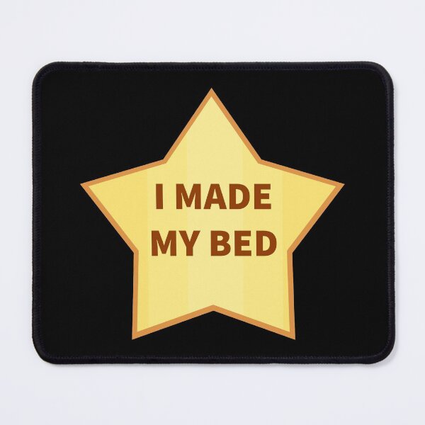 Item preview, I Made My Bed (Gold Stars)  designed and sold by SarcasticWords.