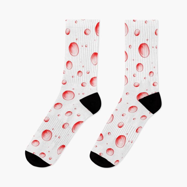 Item preview, red drops on white background designed and sold by SychEvaartist.