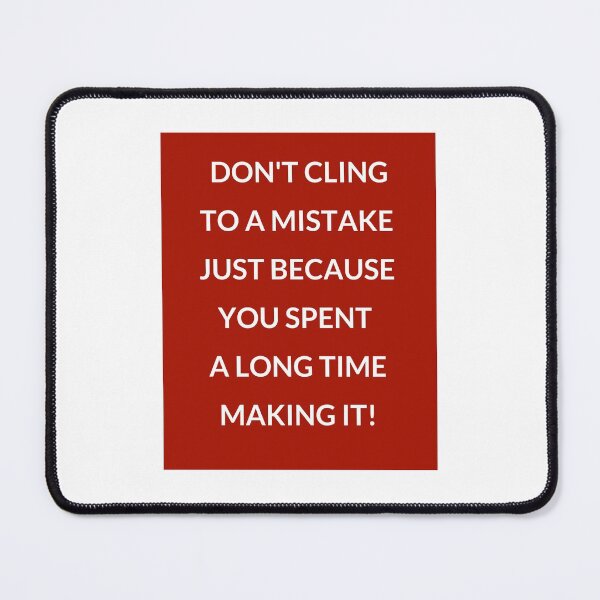 Item preview, DO NOT CLING TO A MISTAKE - motivational prompts designed and sold by Inspirationmotivation.