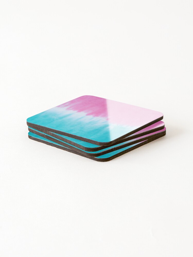 Thumbnail 4 of 5, Coasters (Set of 4), Minimal Colorful Abstract Pattern designed and sold by ExploreTheStore.