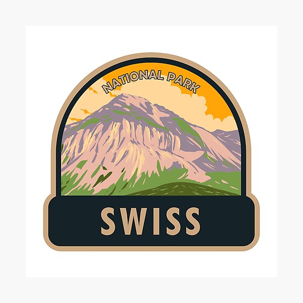 Item preview, Swiss National Park Switzerland designed and sold by KrisSidDesigns.