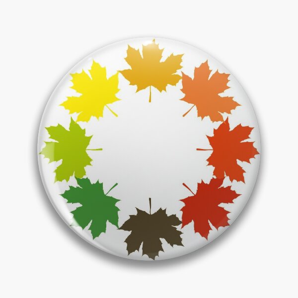 Item preview, Maple Leaf Color Circle designed and sold by AndromedaFIN.