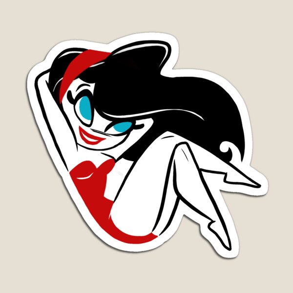 Red Girlie Magnet