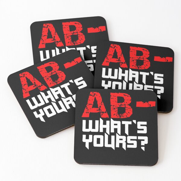 Item preview, AB- What's Yours Blood Group design for men's and women's fashion designed and sold by TeeFashionShop.