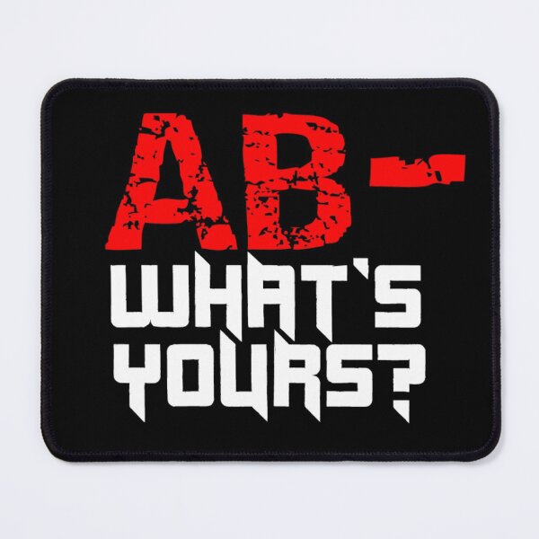 Item preview, AB- What's Yours Blood Group design for men's and women's fashion designed and sold by TeeFashionShop.
