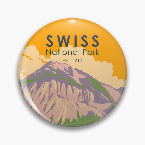 Artikelvorschau, Schweizer Nationalpark Schweiz Vintage entworfen und verkauft von KrisSidDesigns.