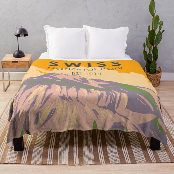 Item preview, Swiss National Park Switzerland Vintage designed and sold by KrisSidDesigns.