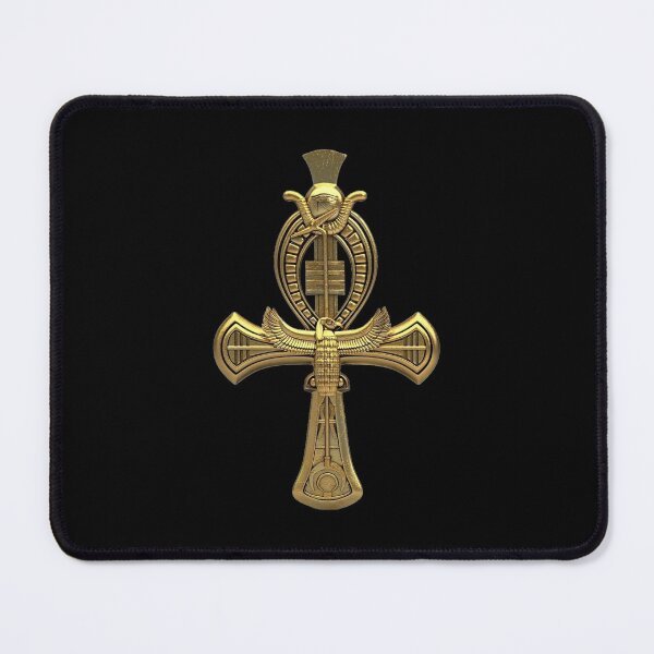 Item preview, Gold Ankh Egyptian Cross designed and sold by signsandsymbols.