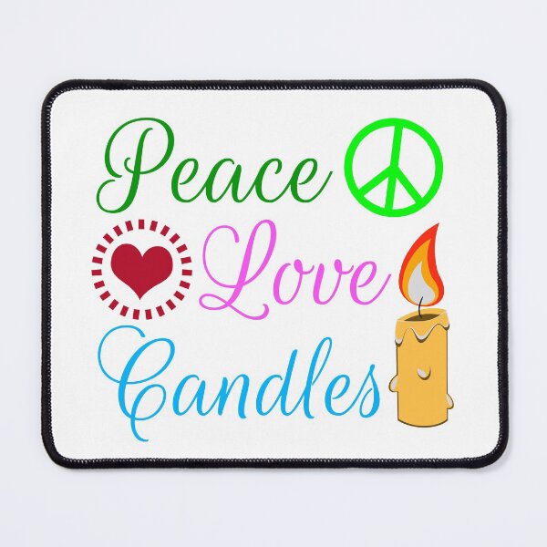 Item preview, Peace Love Candles designed and sold by Epic Love Designs.