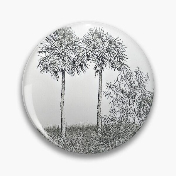 Item preview,  Palm trees BW designed and sold by Greengardens36.