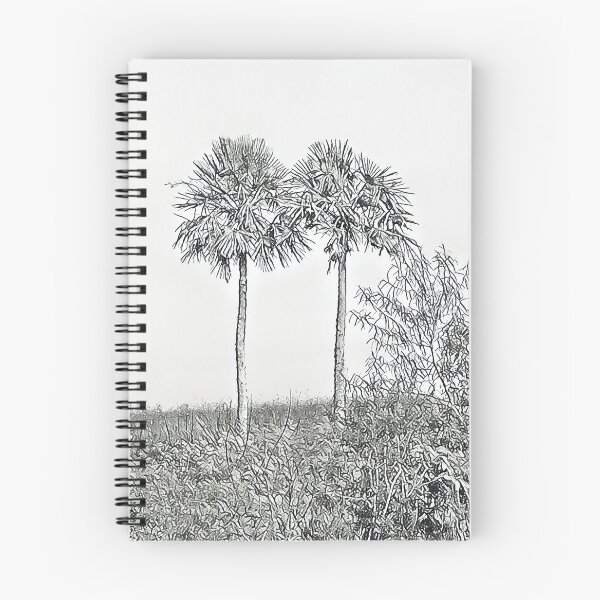 Item preview,  Palm trees BW designed and sold by Greengardens36.