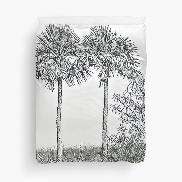 Vista previa del artículo con la obra « Palmeras BW», diseñado y vendido por Greengardens36.