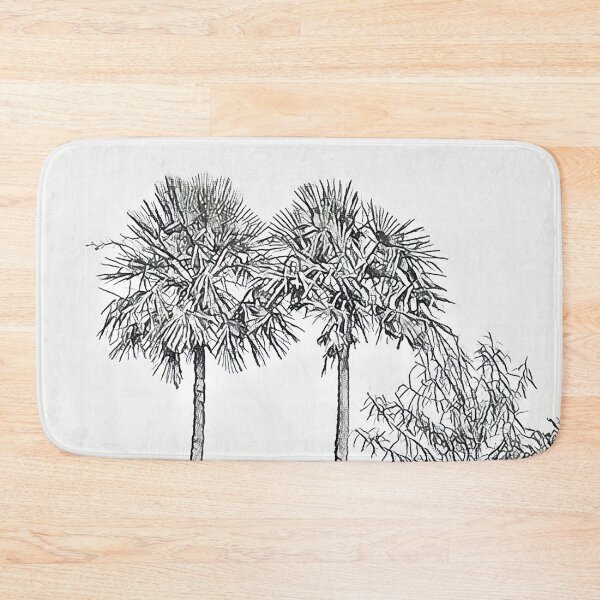 Item preview,  Palm trees BW designed and sold by Greengardens36.