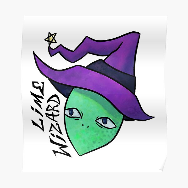 "Lime Wizard" Poster for Sale by ToxicMorpho Redbubble