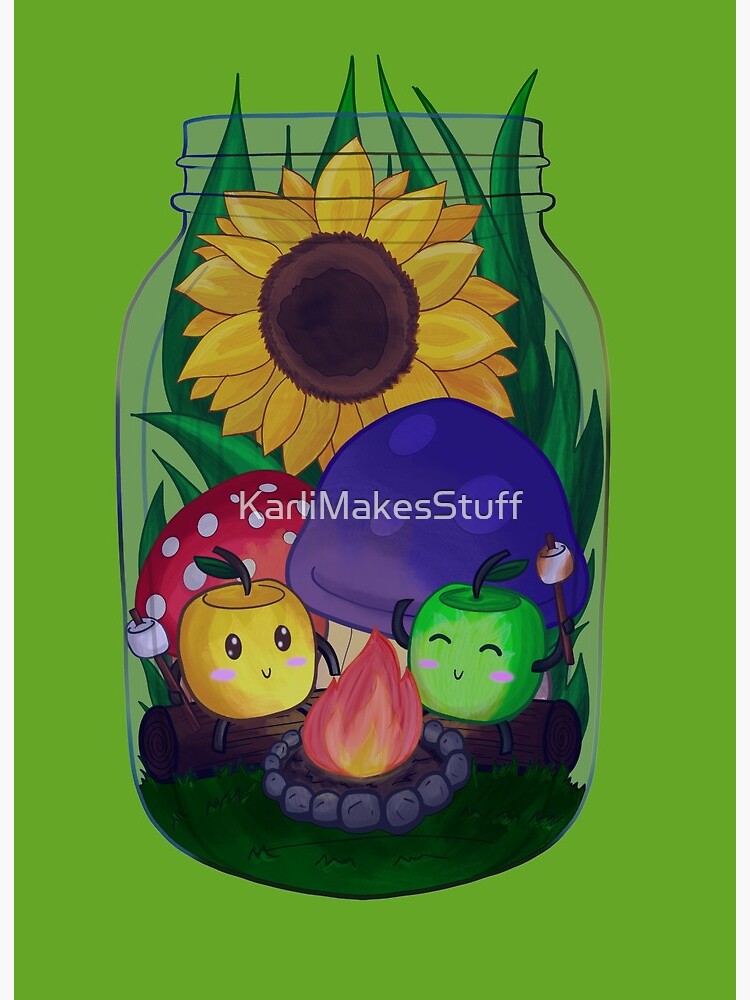 Lámina rígida «Fan Art de Stardew Valley | Otoño Junimo Tarro | Girasol  Champiñones Fogata Camping | Regalo de jugador | Regalos para chicas  adolescentes | Regalos para Mamá» de KarliMakesStuff | Redbubble