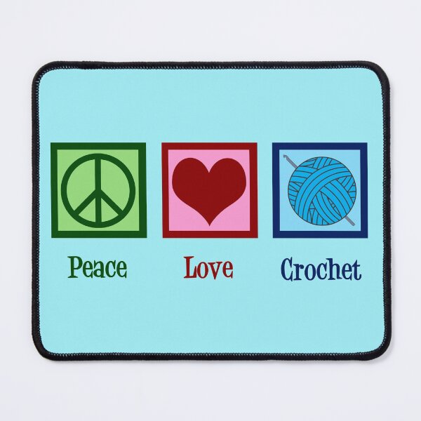 Item preview, Peace Love Crochet designed and sold by Epic Love Designs.
