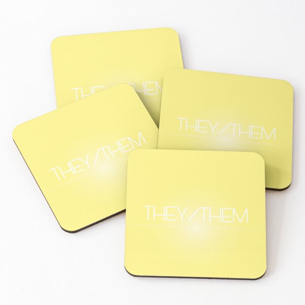 Item preview, they/them pronouns designed and sold by wowwren.