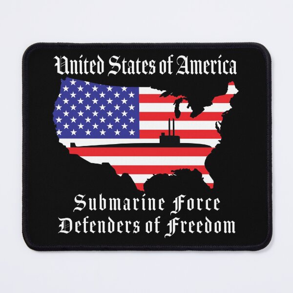 Item preview, United States of America Flag with Submarine designed and sold by MadMando.