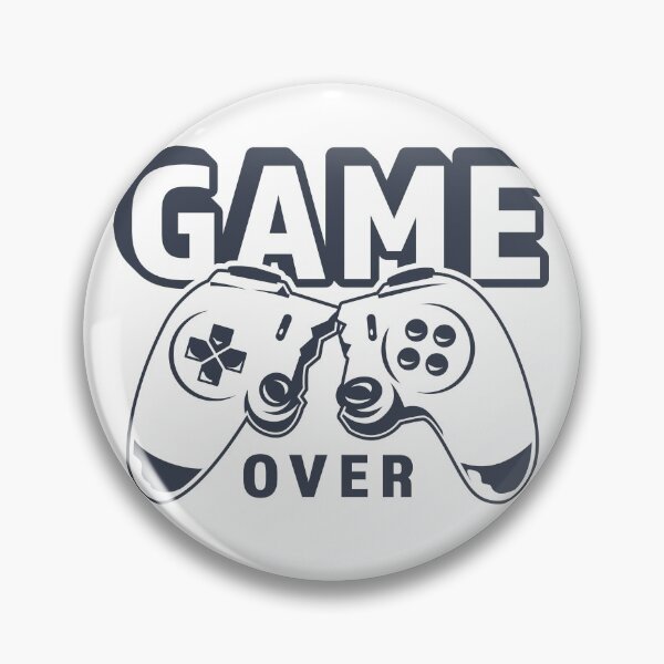 Item preview, Game Over Broken Joystick  designed and sold by CataRedBubble.