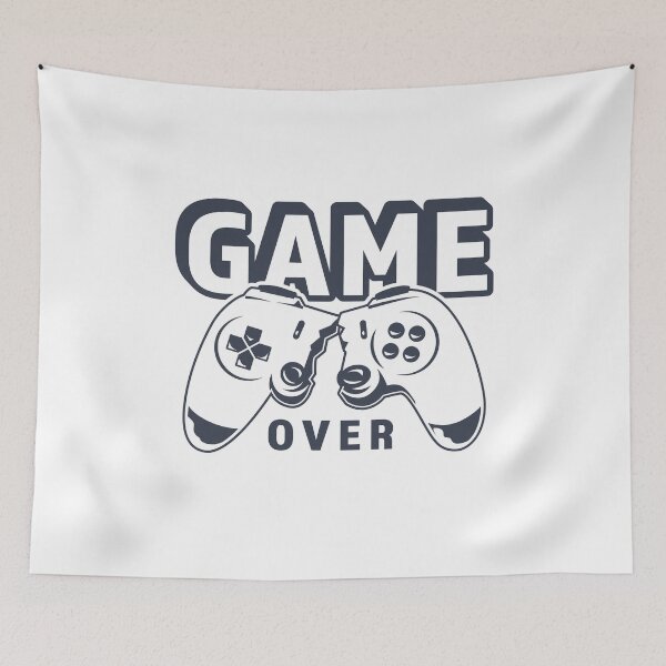 Item preview, Game Over Broken Joystick  designed and sold by CataRedBubble.