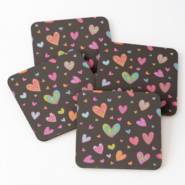 Item preview, Minimal Colorful Love Pattern designed and sold by ExploreTheStore.