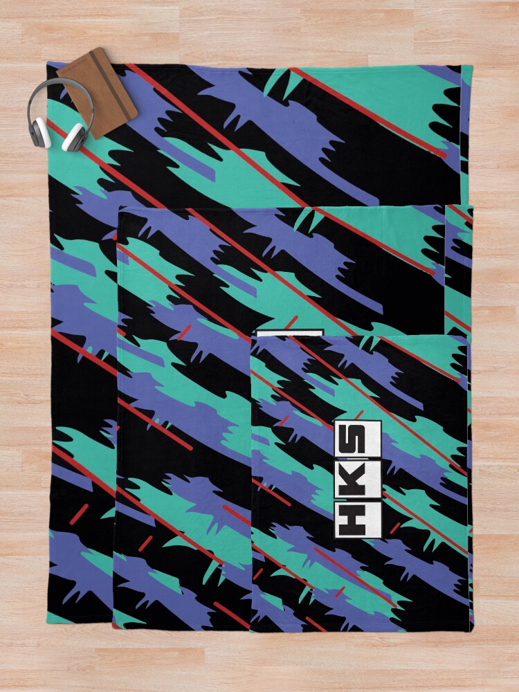 Alternate view of HKS Retro Pattern Throw Blanket