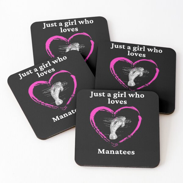 Item preview, Just a girl who loves Manatees  designed and sold by NorthStar-Shop.