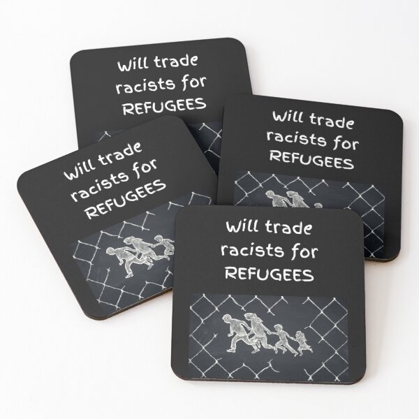 Item preview, ¿Cambiará racistas por refugiados? designed and sold by Bwaichigo.