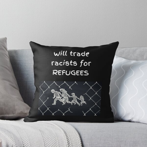 Item preview, ¿Cambiará racistas por refugiados? designed and sold by Bwaichigo.
